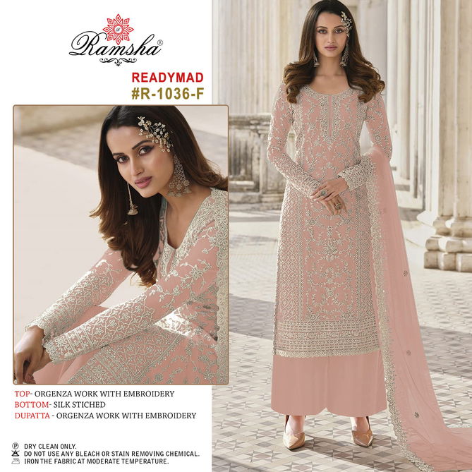 Ramsha R 1036 Readymade Designer Pakistani Suit
